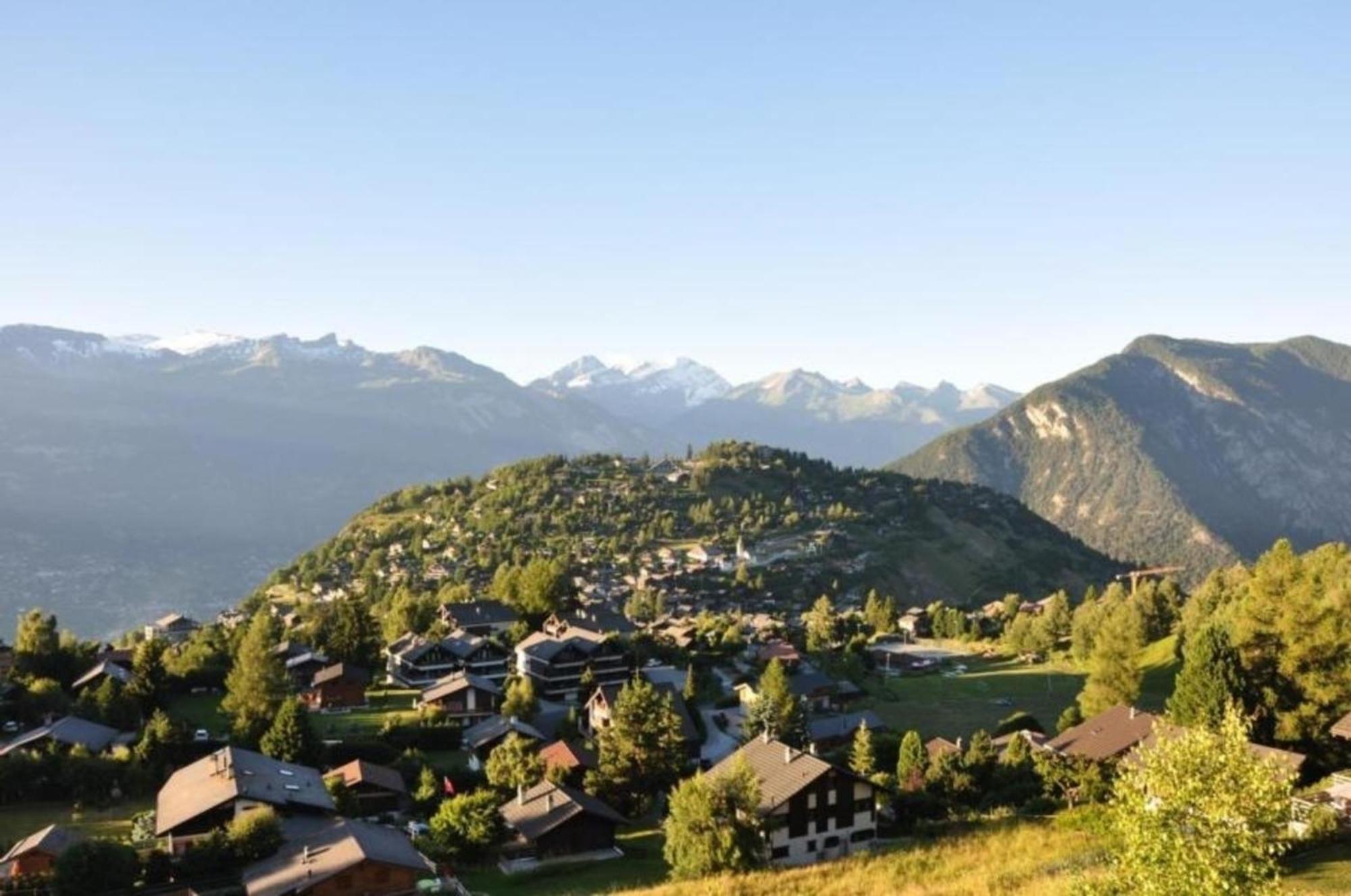 Modernes Chalet - Blue Merle Villa Vercorin Dış mekan fotoğraf