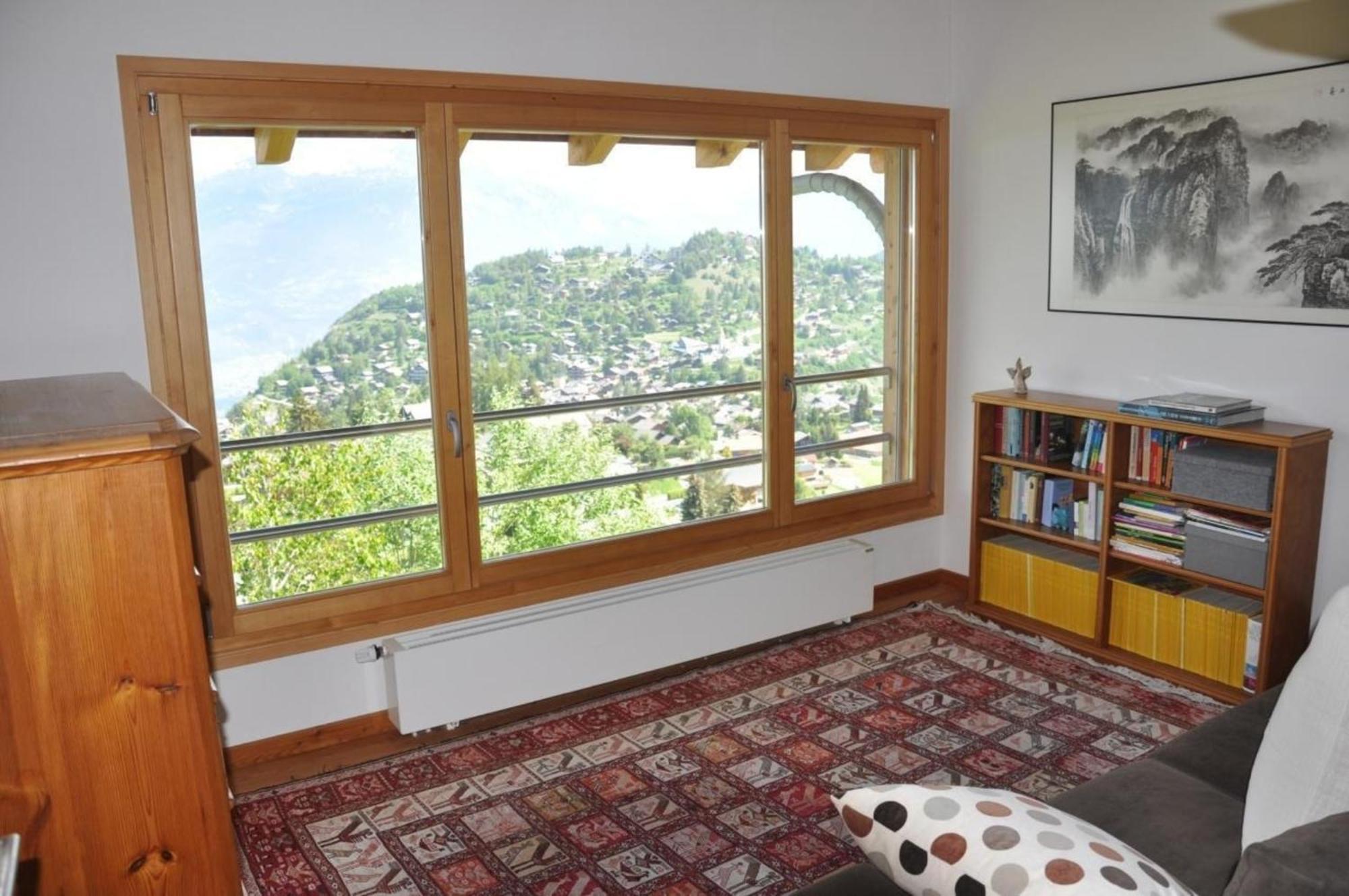 Modernes Chalet - Blue Merle Villa Vercorin Dış mekan fotoğraf